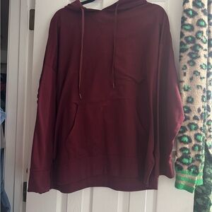 Athletic Works Maroon Pullover Hoodie